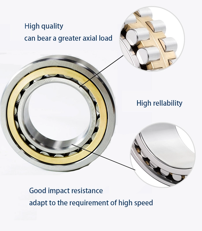 NJ240EM Cylindrical Roller Bearing For Automotive Steering Gear Mud Pump Bearing/ Cylindrical Roller Bearing