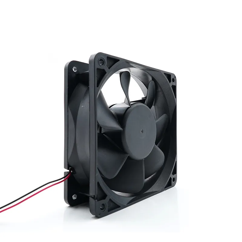 120 x 120 x 38mm DC 축 팬, 고온 방지 볼 베어링
